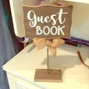 Guestbook sign